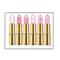 Stupell Industries Pink Gold Lipstick Glam Fashion Watercolor in White Frame Wall Art